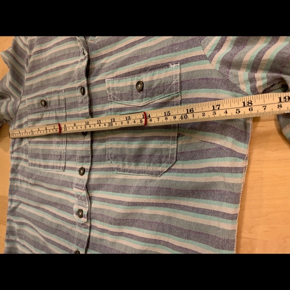 Jachs Girlfriend Woven Stripe Button Down Shirt - Picture 5 of 7